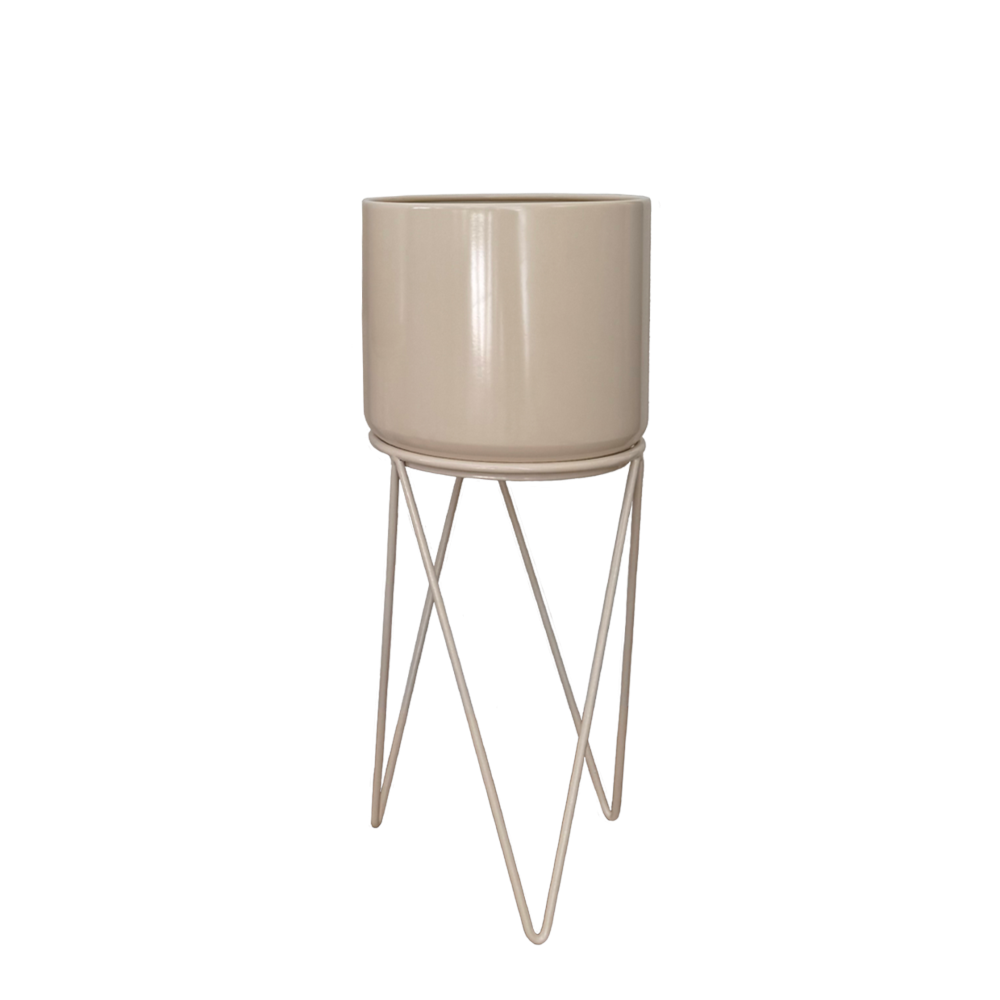 Pp026 Rico Pot Planters s/2 Dairy Cream