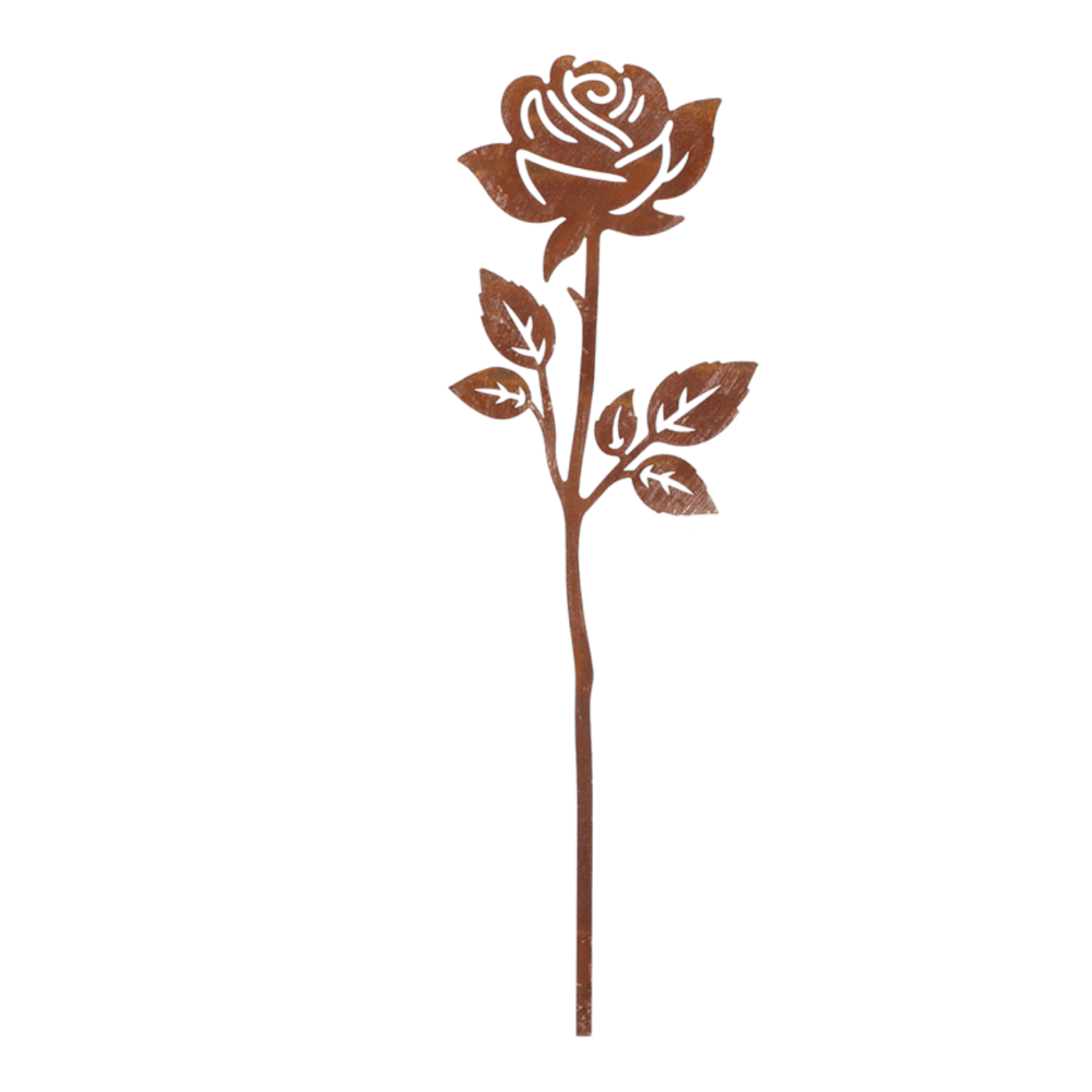 Stickon Roses Garden Decoration Rose on Stick 37cm