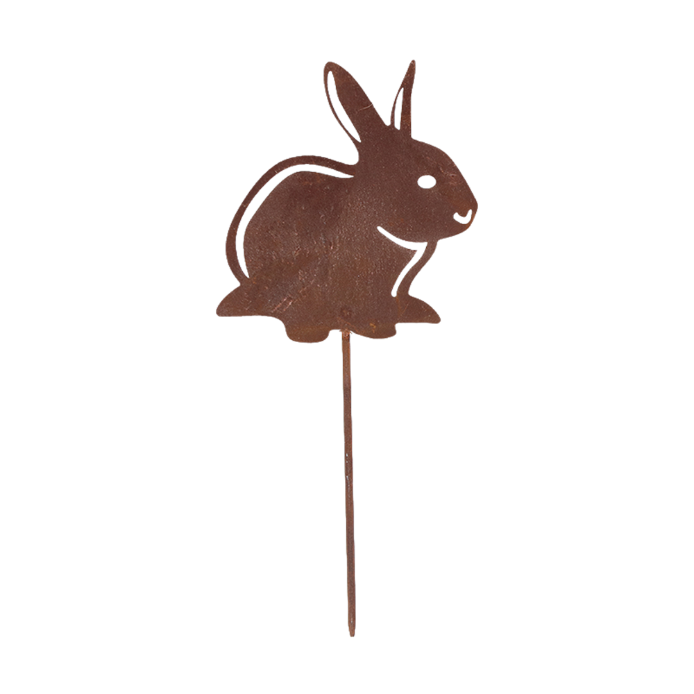 Stick Building Rabbit Garden Decoration Baby Rabbit on Stick Assorted